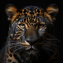 North china leopard panther pardus apprehension jeguar Generative AI