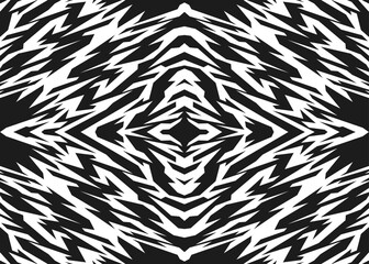 Abstract background with seamless tribal tattoo pattern
