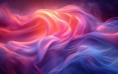 Obraz premium Colorful silk textured fabric surface for design purposes.