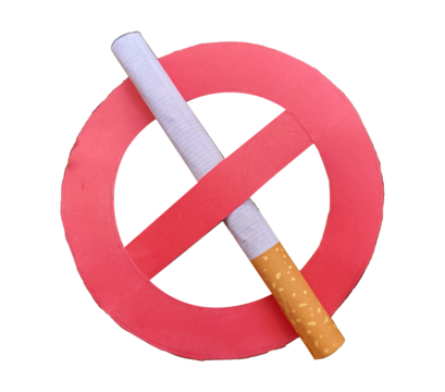Realistic no smoking sign with Cigarette - Powered by Adobe