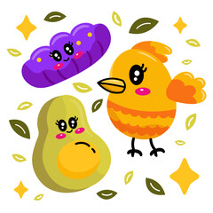 Cute Bird Vector