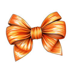Colorful ribbon bow