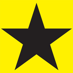 Obraz premium star vector logo. alone star.