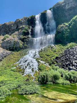 Thousand Springs Ritter Island Waterfall Close Up