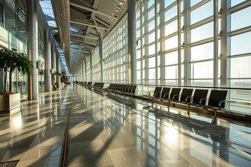 International Departures Terminal Business Travel Concept