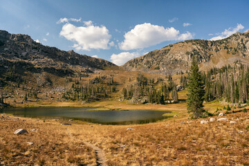 Mica lake in the Mount Zirkel Wilderness, Colorado