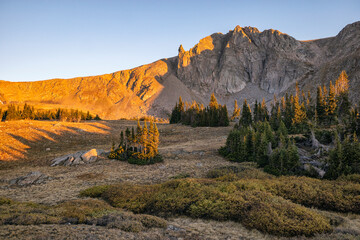 Devils Thumb at Sunrise in the Indian Peaks Wilderness, Colorado