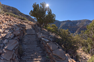 Rocky path into Hermit Canyon Grand Canyon AZ
