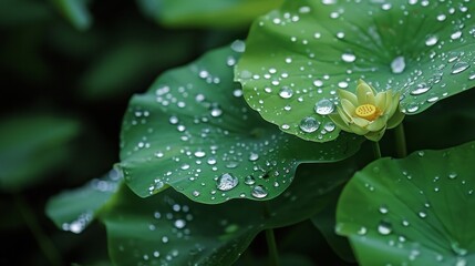 https://s.mj.run/WWe5gYVDBag Tender green lotus leaf,