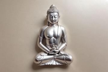 Budha, ganesh, kali, shiva, kanakamuni, adi buddha card, banner with place for text. Generative AI