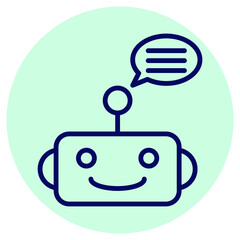 Chatbot icon design