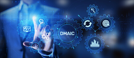 DMAIC Define Measure Analyze Improve Control Industrial business process optimisation six sigma...