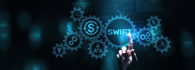 SWIFT Society for Worldwide Interbank Financial Telecommunications money transfer  banking...