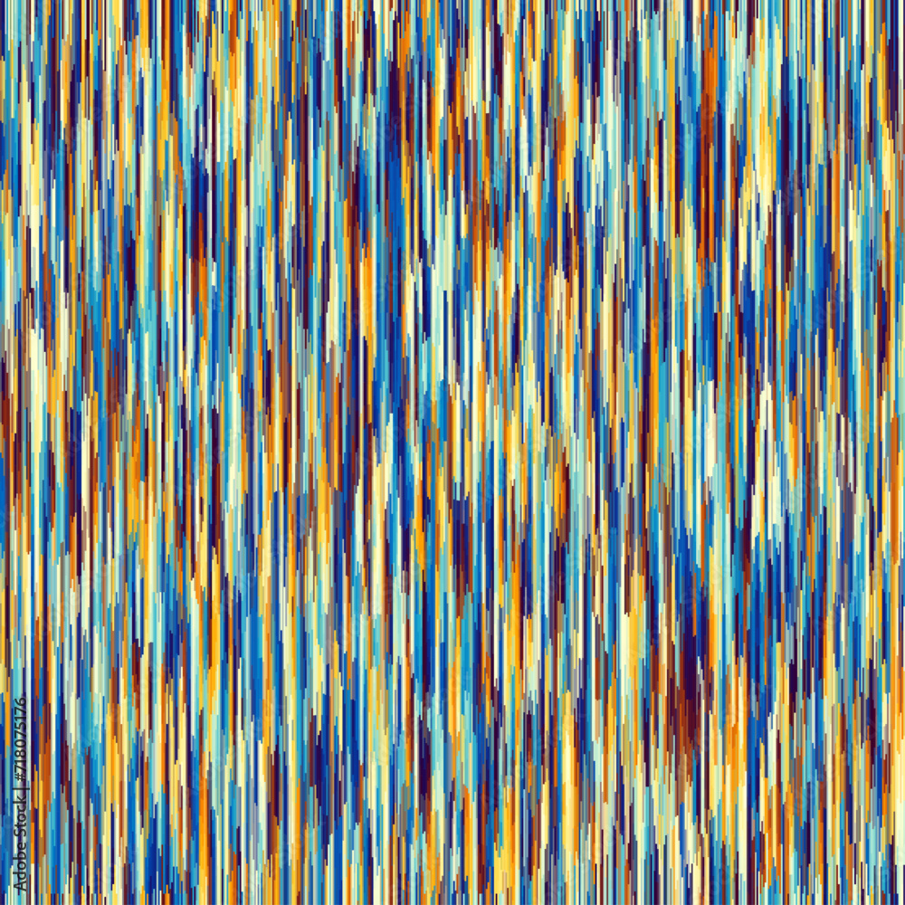 Poster Vector image with imitation of grunge melange lines texture. Seamless image