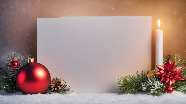  Artifical Intelligence generated Christmas and New Year background.. AI generated image