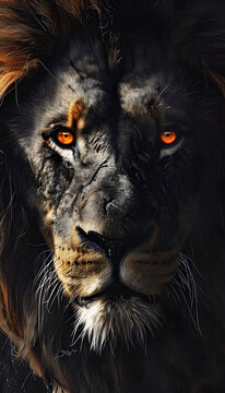 Lion Close-up