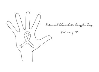 a single line drawing depicting a rare disease Excellent day to commemorate Rare Disease Day.