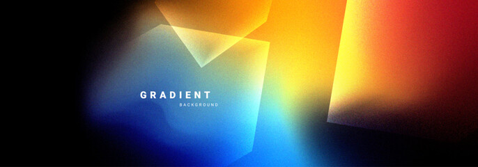 Trendy gradient with noisy textured background	
