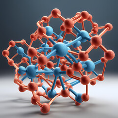 3d render of molecule