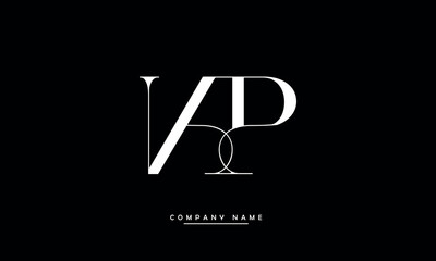 NP, PN, N, P Abstract Letters Logo Monogram