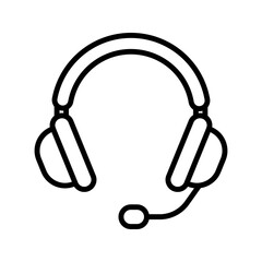 headset or earphone icon