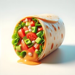 Delicious Burrito Mexican Food