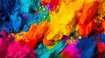 Colorful festival colors can be seen in this studio shot