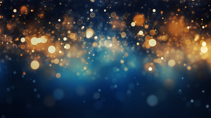 Obraz premium Festive decorative glitter lights background banner. Colorful abstract background with glitter