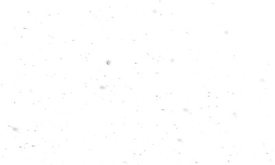 Abstract doted and confetti golden glitter and zigzag ribbon particles splatter on transparent background. Luxury golden glitter confetti that floats down falling bokeh celebration background.