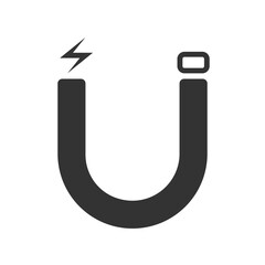 Magnet flat style. Vector.