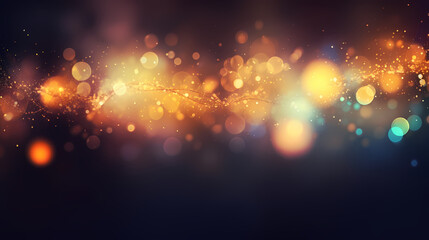 Obraz na płótnie Canvas Abstract glitter lights background. Blurred bokeh effect