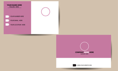 Naklejka premium Card Print mokcup file, buisness card. design. mockup. ai file. design. illastration