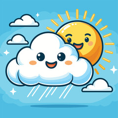 sun and clouds
