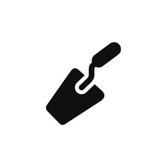Trowel icon isolated on transparent background
