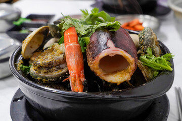 Korean Food Full of Deliciously Made Seafood