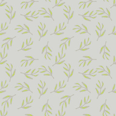 Elegant seamless leaf pattern.