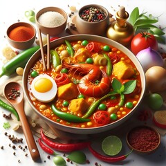 Delicious Spicy Curry Food