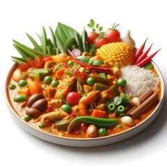 Delicious Spicy Curry Food