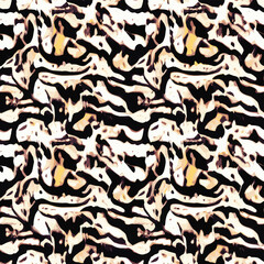 Abstract seamless animal pattern, Mammals Fur. print skins. Predators Camouflage. Cheetah Giraffe Zebra Leopard Tiger Jaguar. Printable Background. Vector illustration