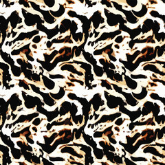 Abstract seamless animal pattern, Mammals Fur. print skins. Predators Camouflage. Cheetah Giraffe Zebra Leopard Tiger Jaguar. Printable Background. Vector illustration