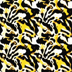 Abstract seamless animal pattern, Mammals Fur. print skins. Predators Camouflage. Cheetah Giraffe Zebra Leopard Tiger Jaguar. Printable Background. Vector illustration