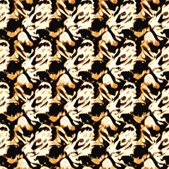 Abstract seamless animal pattern, Mammals Fur. print skins. Predators Camouflage. Cheetah Giraffe Zebra Leopard Tiger Jaguar. Printable Background. Vector illustration