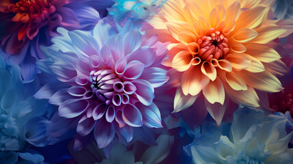 Abstract colorful flower background,,
A vibrant bouquet of colorful flowers brings summer beauty
