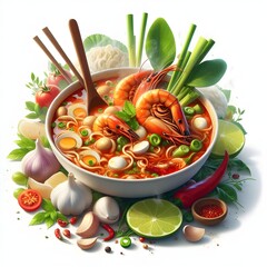 Delicious Tom Yum Soup