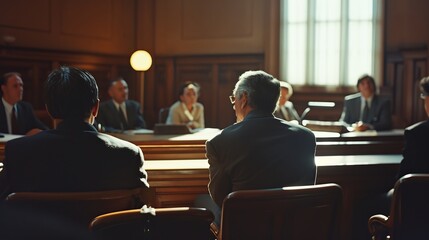 Lawyers Engaged in Heated Legal Argument