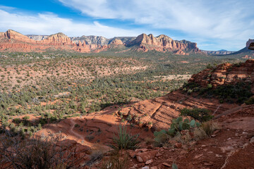 Viewpoint at the Cathedral Rock trail, in Sedona Arizona