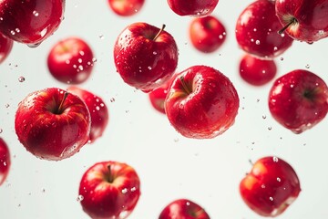 shiny red apples pattern flying pattern