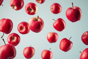 shiny red apples pattern flying pattern