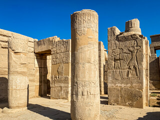 Karnak Temple is dedicated to the temple complex of Ancient Egypt. Thebes, Karnak, Luxor, Egypt