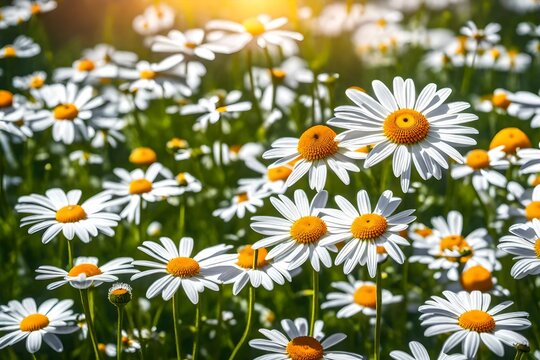 daisies in a field © Zainab